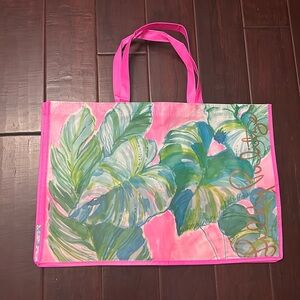 Lilly Pulitzer Reusable Bag Size Large Shopping Bag With Handles New